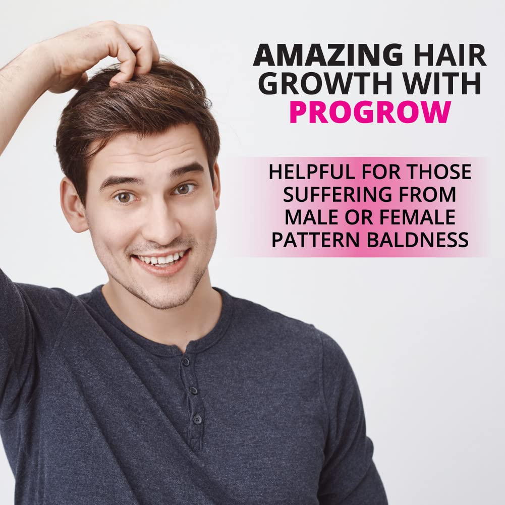 UNG PROGROW Hair Natural Herbal Supplement To Promote Thickening and Healthy Hair Growth For Male Pattern Baldness